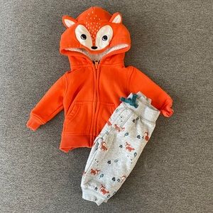 Gymboree Fox hoodie and pants